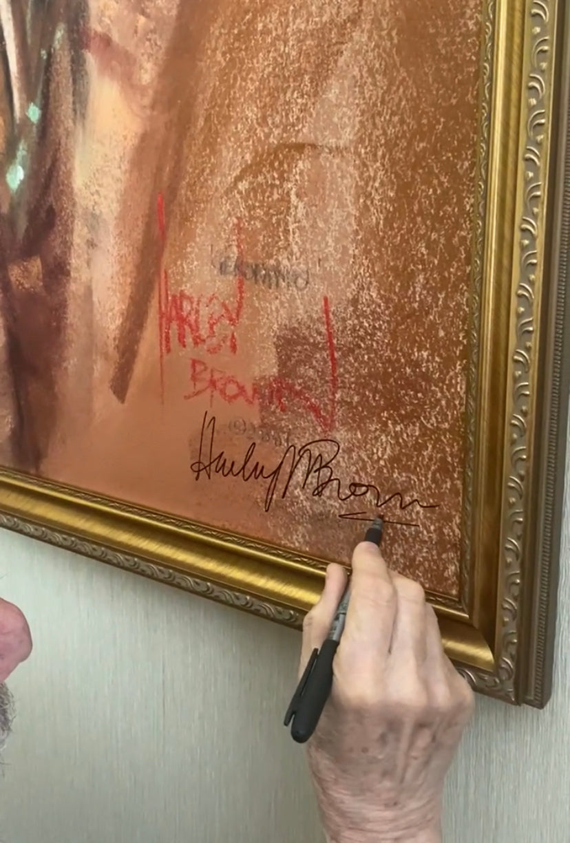 Geronimo Signed Limited Edition by Harley Brown