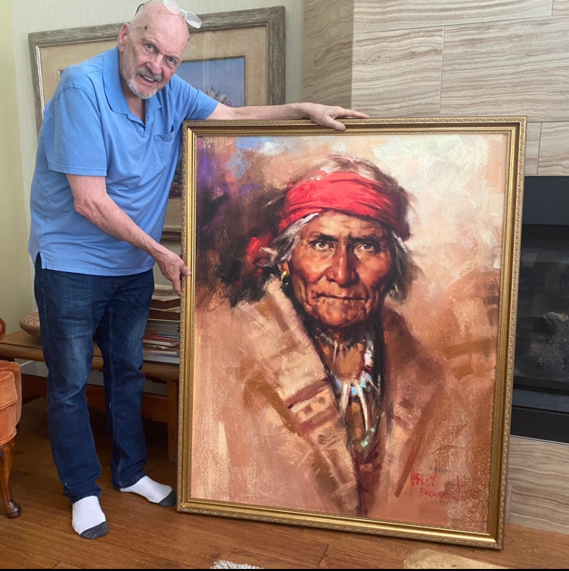 Geronimo Signed Limited Edition by Harley Brown