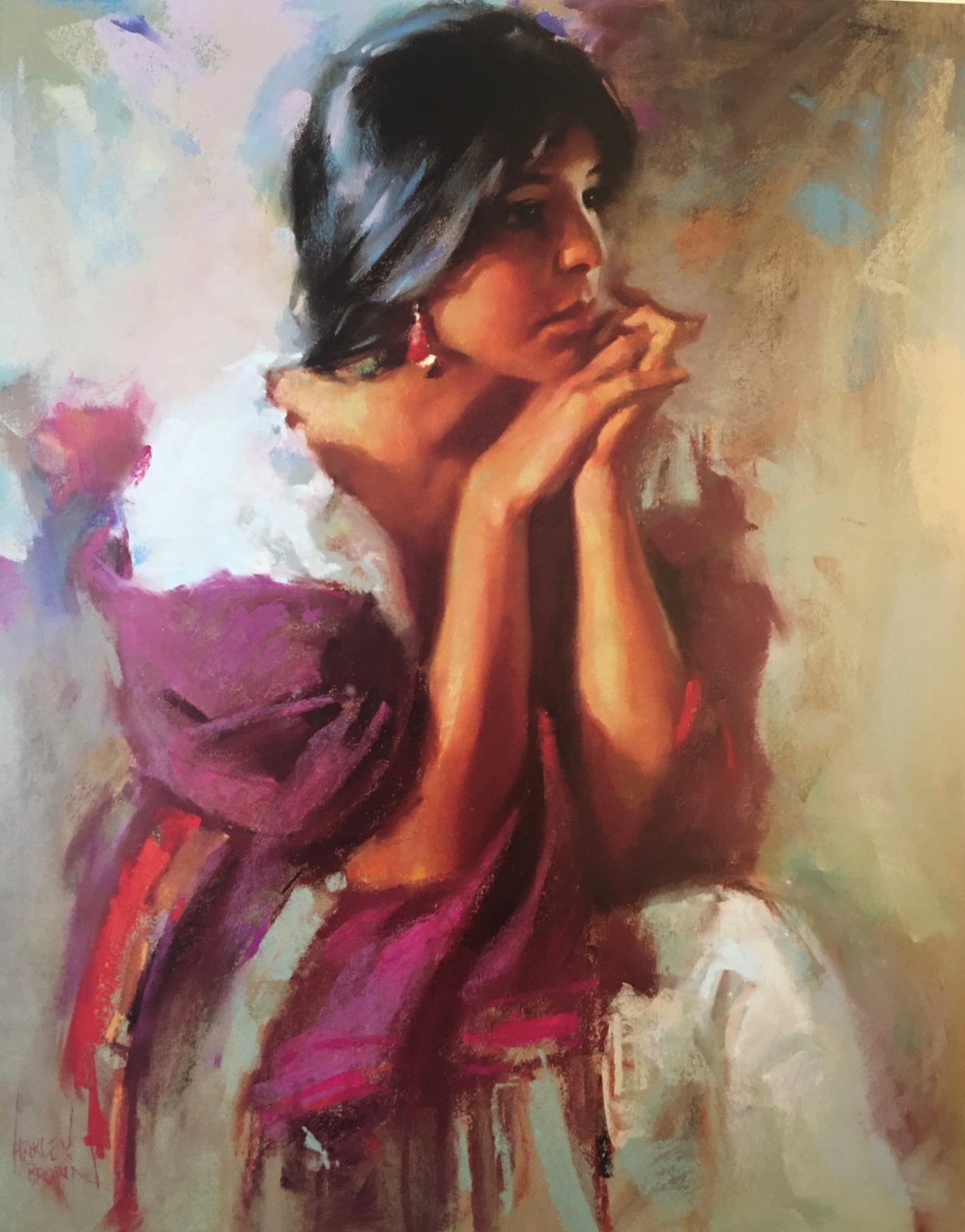 Baja Sunset - Signed A/P by Harley Brown