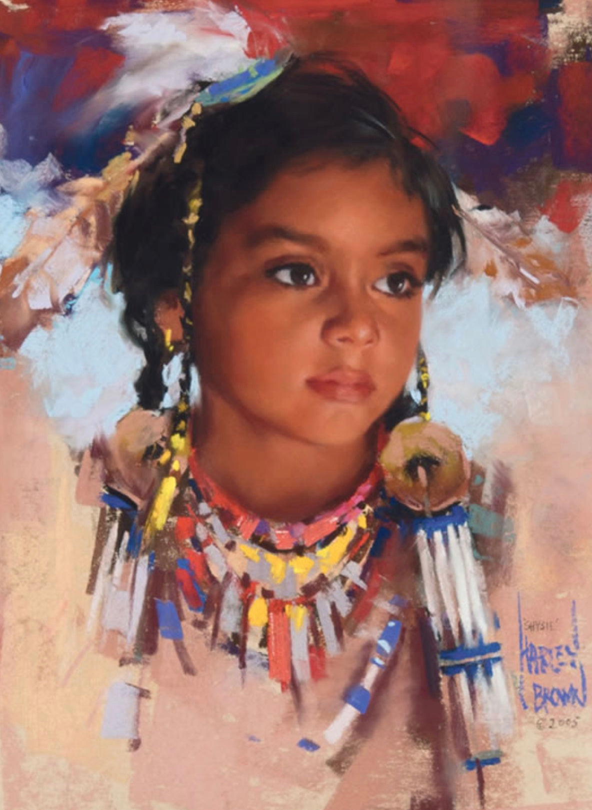 SHYSIE - 12x9" Signed A/P by Harley Brown