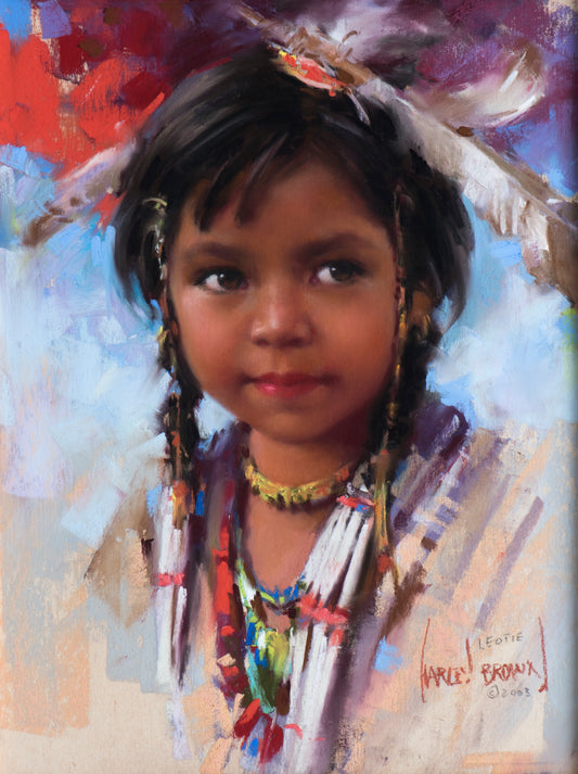 Laotie signed A/P print  by Harley Brown