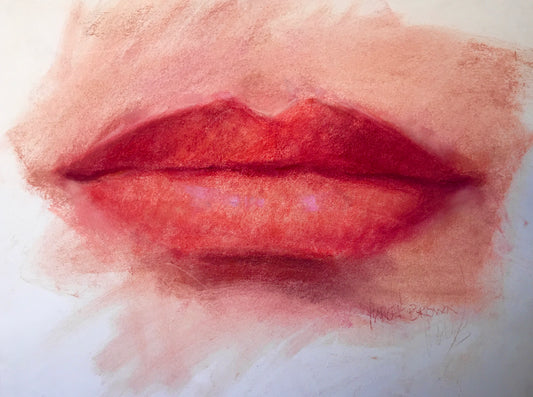 LIPS 32x24” - Signed by Harley Brown